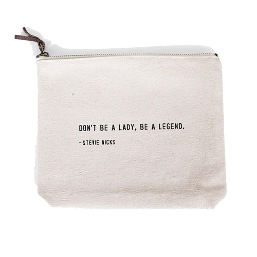 Canvas Zip Bag-cosmetic bag-Sugarboo-Be a Legend-Inspired Wings Fashion