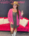 Chunky Sweater Cardigan-Cardigans-Very J-Small-Pink-Inspired Wings Fashion
