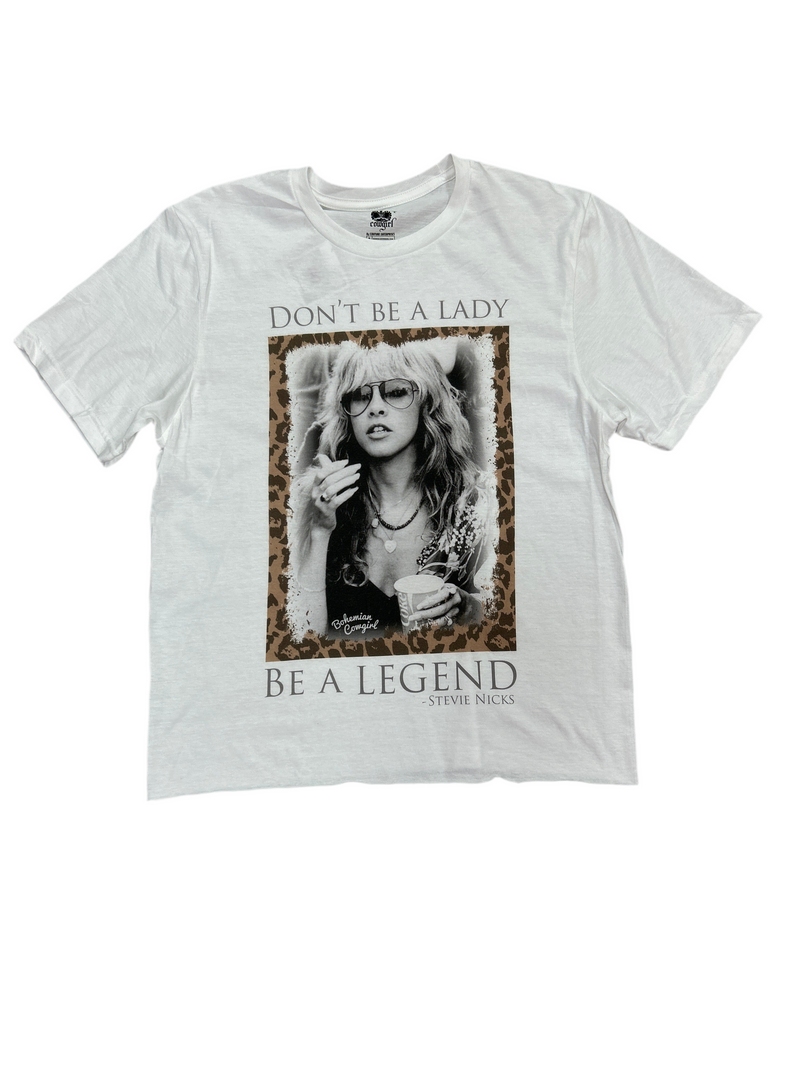 Be A Legend Tee-Shirts & Tops-Bohemian Cowgirl-White-Small-Inspired Wings Fashion