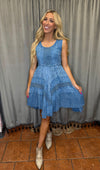 Embroidered Floral Dress-Dress-Scully-Dusty Pink-XS-Inspired Wings Fashion