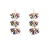 Crystal Three Drop Earrings-Earrings-What's Hot Jewelry-Multi-Inspired Wings Fashion