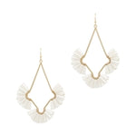 Fanned Crystal Earring-Earrings-What's Hot Jewelry-White-Inspired Wings Fashion