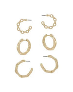 Hoop Earring Set-Earrings-What's Hot Jewelry-Inspired Wings Fashion