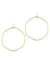 Hammered Thin Hoop Earrings-Earrings-What's Hot Jewelry-Gold-Inspired Wings Fashion