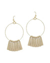 Open Circle with Bar Accents Earrings-Earrings-What's Hot Jewelry-Gold-Inspired Wings Fashion