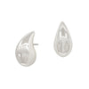 Teardrop Stud Earring-Earrings-What's Hot Jewelry-Silver-Inspired Wings Fashion