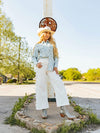 Markie Shirt-Tops-Tasha Polizzi-Washed Blue-Small-Inspired Wings Fashion