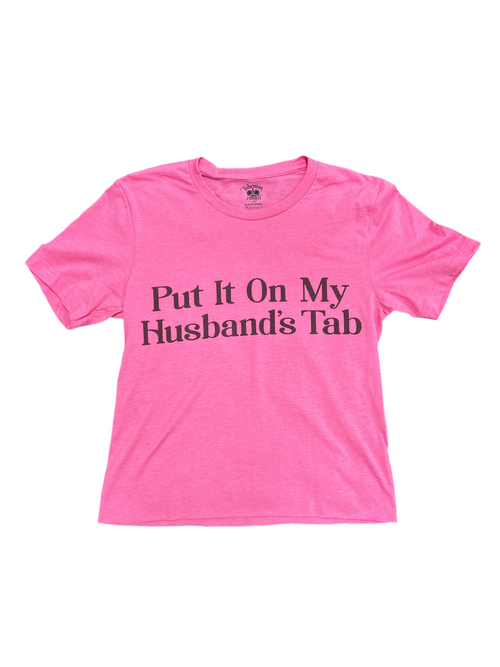 Husband's Tab Tee-Shirts & Tops-Bohemian Cowgirl-Pink-Small-Inspired Wings Fashion