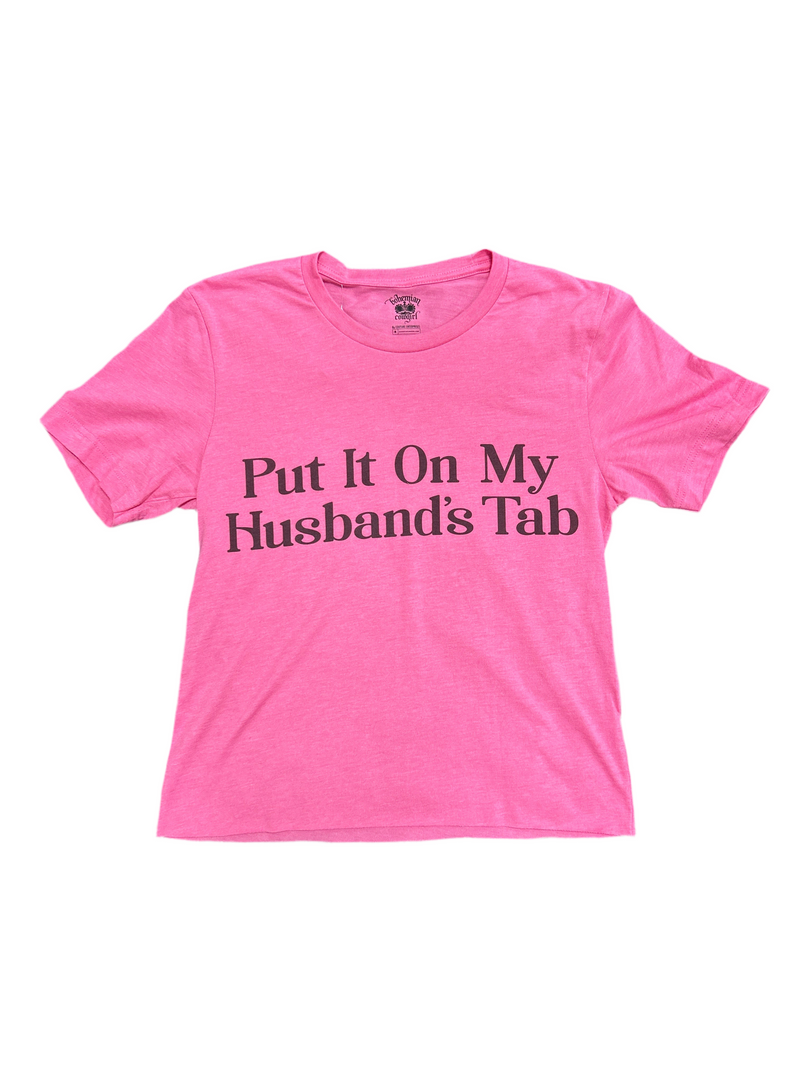 Husband's Tab Tee-Shirts & Tops-Bohemian Cowgirl-Pink-Small-Inspired Wings Fashion