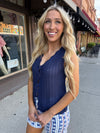 Scallop Vest-Vest-She+Sky-Navy-Small-Inspired Wings Fashion