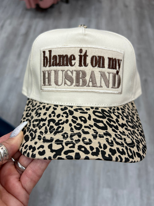 Lucky Girl Leopard Trucker Hats-hat-Lucky Girl Boutique-Blame Husband-Inspired Wings Fashion