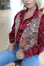 Paisley Weaved Vest-Vests-Turquoise Haven-Paisley-Small-Inspired Wings Fashion