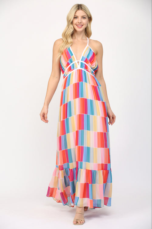 Cami Maxi Dress-Dress-Fate by LFD-Multi-Small-Inspired Wings Fashion