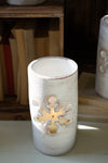 Clay Snowflake Luminary-Home Decor-Kalalou-Inspired Wings Fashion