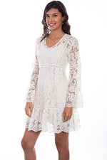 Lace Dress-Dress-Scully-Ivory-Small-Inspired Wings Fashion