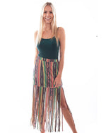 Serape Fringe Skirt-Skirts-Scully-Multi-Small-Inspired Wings Fashion