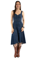 Hi-Low Sleeveless Dress-Dress-Scully-Blue-XS-Inspired Wings Fashion