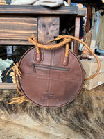 Cowhide Canteen Purse-Bag and Purses-HUB-Inspired Wings Fashion