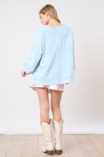 Mineral Washed Ribbon Top-Tops-Peach Love California-Baby Blue-Small-Inspired Wings Fashion