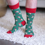 Men’s Christmas Beer Socks-Socks-The Royal Standard-O/S-Inspired Wings Fashion