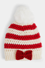 Winter Beanies-Beanies-tgbBRANDS:Coco+Carmen,Whispers-Christmas Bow-Inspired Wings Fashion