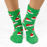 Santa Hat Snuggle Socks-Socks-The Royal Standard-O/S-Inspired Wings Fashion