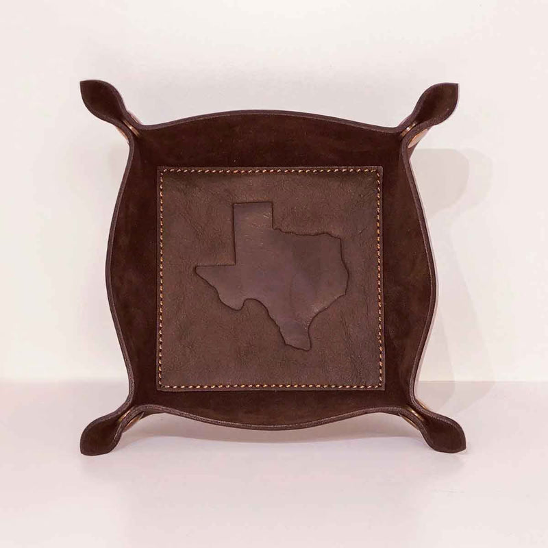 Texas Valet Tray-Valet Tray-The Royal Standard-Dark Brown-Inspired Wings Fashion