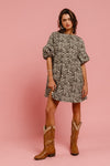 Denim Leopard Back Tie Dress-Dress-Bibi-Off White Leopard-Small-Inspired Wings Fashion