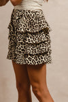 Leopard Denim Ruffle Shorts-Shorts-Bibi-Leopard-Small-Inspired Wings Fashion