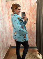 Lazy J Quilted Jacket-Coats & Jackets-Ida Mae-Teal-Small-Inspired Wings Fashion