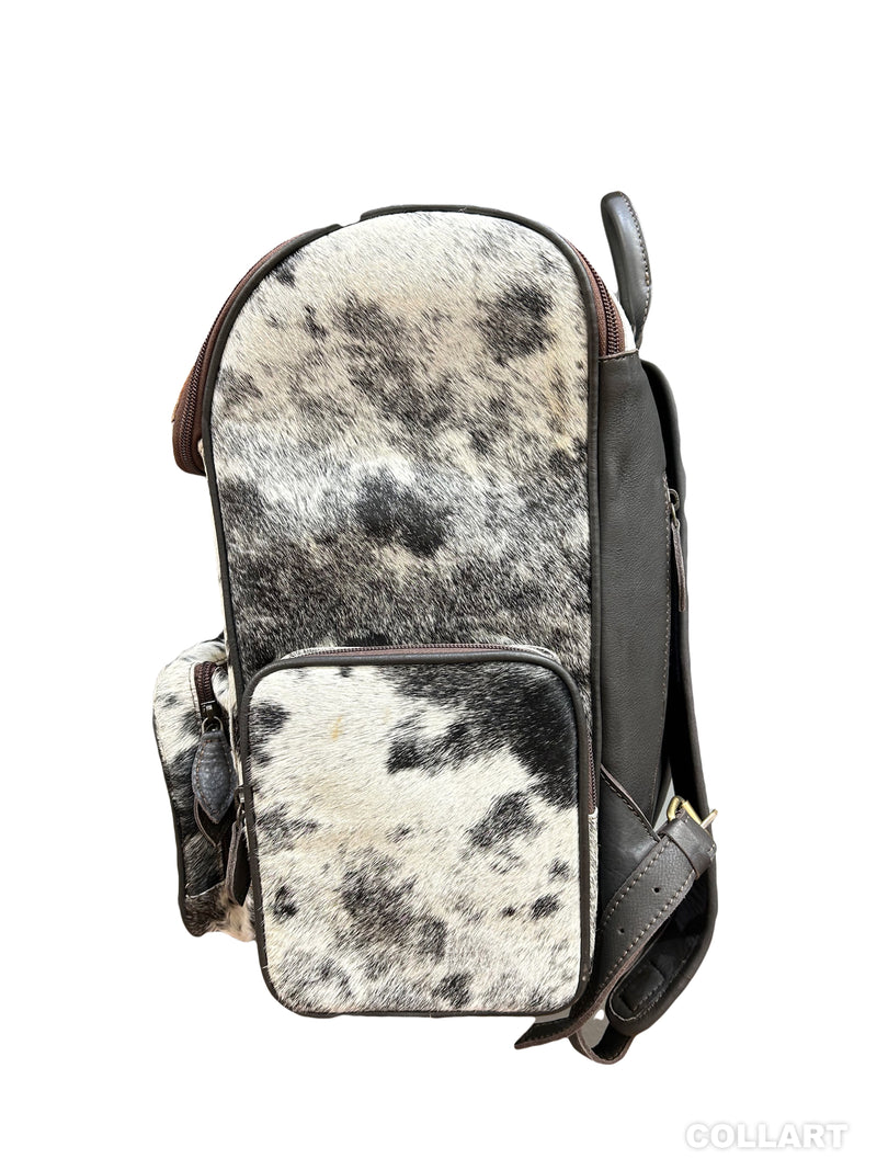 Cowhide Backpack-Backpack-Vintage Cowgirl Cases-Black-Inspired Wings Fashion