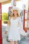 Lace Dress-Dress-Scully-Ivory-Small-Inspired Wings Fashion