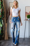 Flower Denim Pants-Pants-Oli & Hali-Small-Inspired Wings Fashion