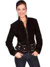 Boar Suede Concho Jacket-Jacket-Scully-Black-XS-Inspired Wings Fashion