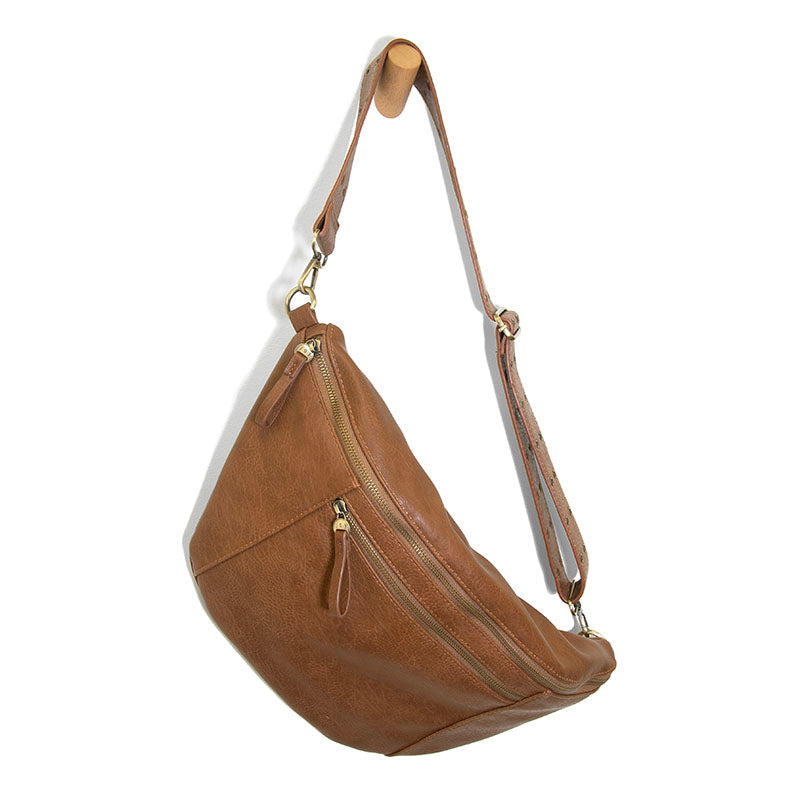 Large Sling Crossbody Bag-Bag and Purses-Joy Susan-Russet Brown-Inspired Wings Fashion