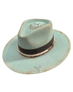 Rebel Wool Hat-Hats-Hatters Of America-Small-Aqua-Inspired Wings Fashion