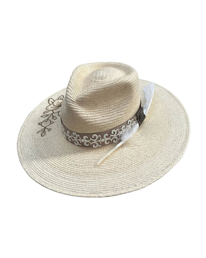 Rose Palm Hat-Hats-Hatters Of America-Small-Inspired Wings Fashion