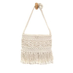 Macrame Fringe Crossbody Bag-Bag and Purses-Joy Susan-Natural-Inspired Wings Fashion