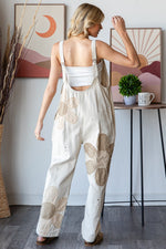 Big Floral Overall-Jumpsuit-Oli & Hali-Natural-Small-Inspired Wings Fashion