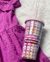 Manifest Happiness Glitter Tumbler-Accessories-Mugsby Wholesale-Inspired Wings Fashion