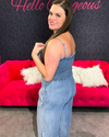 Morgan Jumpsuit-Jumpsuits & Rompers-Aaron & Amber-Small-Denim-Inspired Wings Fashion