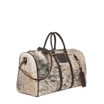 Fur Duffle Bag-Duffel Bags-Corral Boots-Brown-Inspired Wings Fashion