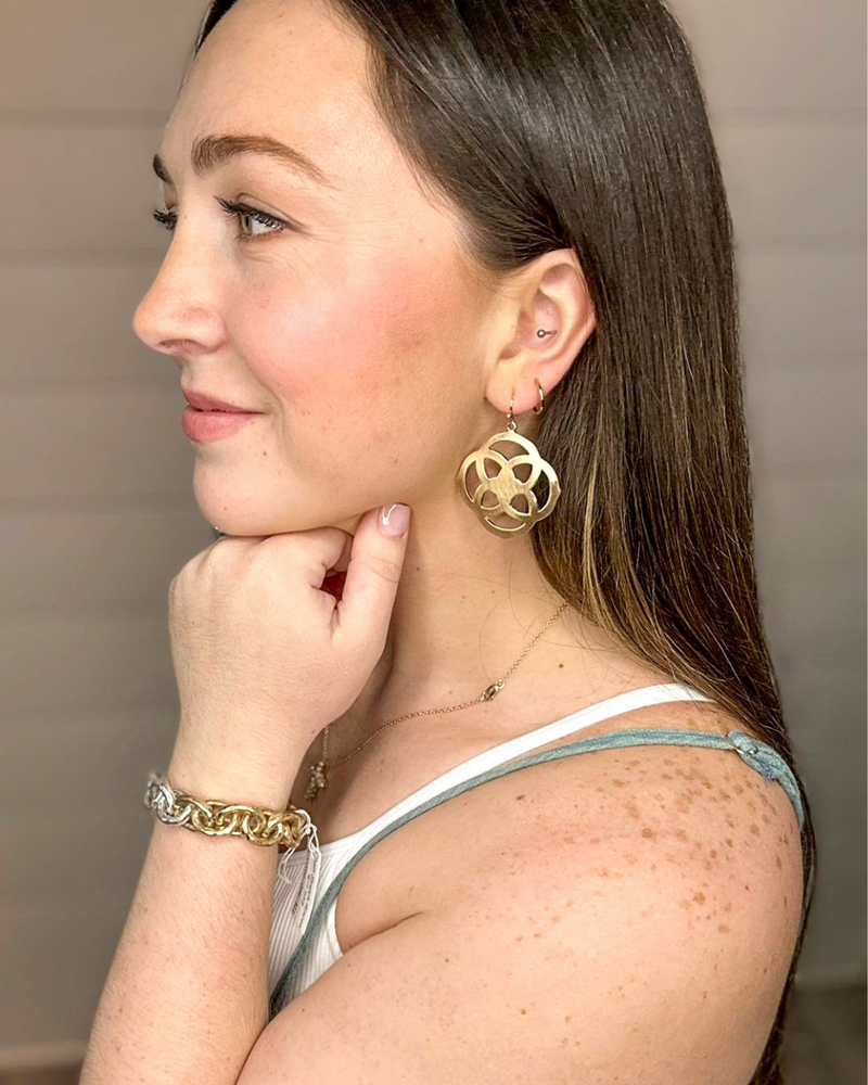 Open Filigree Earrings-Earrings-What's Hot Jewelry-Gold-Inspired Wings Fashion
