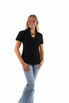 Patchwork Embroidered Top-Tops-Scully-Black-XS-Inspired Wings Fashion