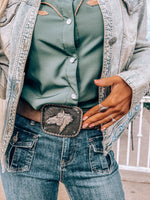 Rusty Belt Buckle-Buckle-Barbosa Creations-Inspired Wings Fashion