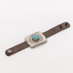 Scallop Turquoise Bracelet-Bracelets-J Alexander Rustic Silver-Inspired Wings Fashion