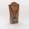 Cross Turquoise Pendant-Pendant-J Alexander Rustic Silver-Inspired Wings Fashion