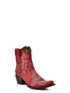 Red Embroidery Ankle Boot-Boots-Corral Boots-Red-6-Inspired Wings Fashion