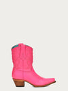 Fuchsia Embroidery Ankle Boot-Boots-Corral Boots-6-Inspired Wings Fashion