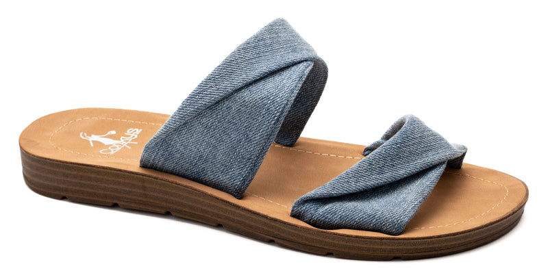 With a Twist Sandal-sandals-Corky's-Denim-6-Inspired Wings Fashion